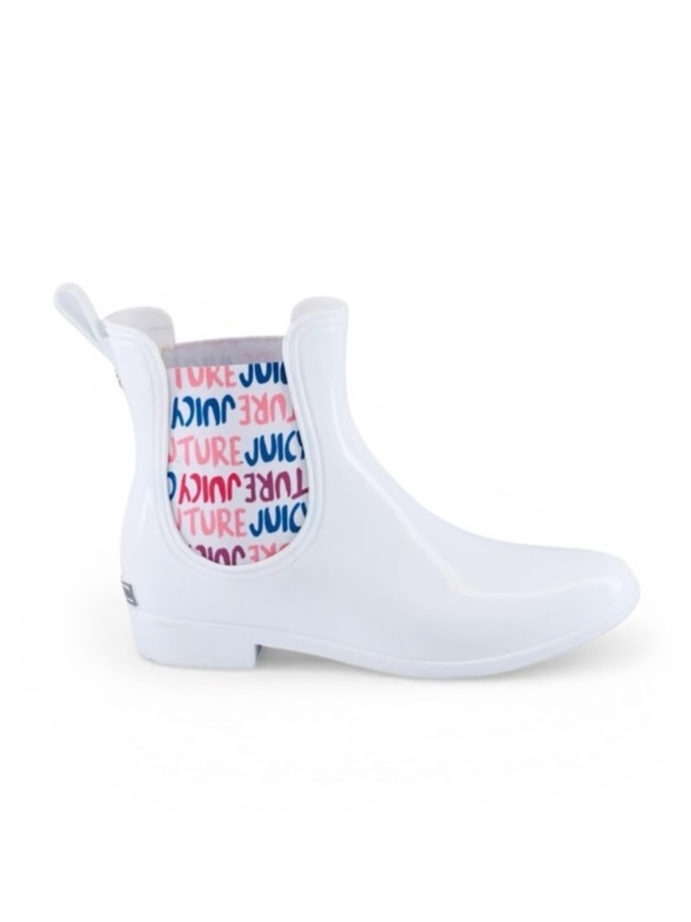 JUICY COUTURE ROMANCE Short Chelsea Rain Boot size 6